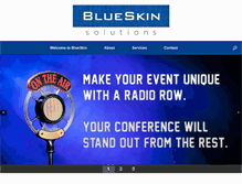 Tablet Screenshot of blueskinsolutions.com